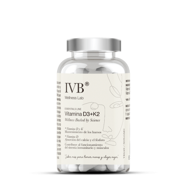 VITAMINA D3+K2 60 CAPSULAS IVB WELLNESS LAB
