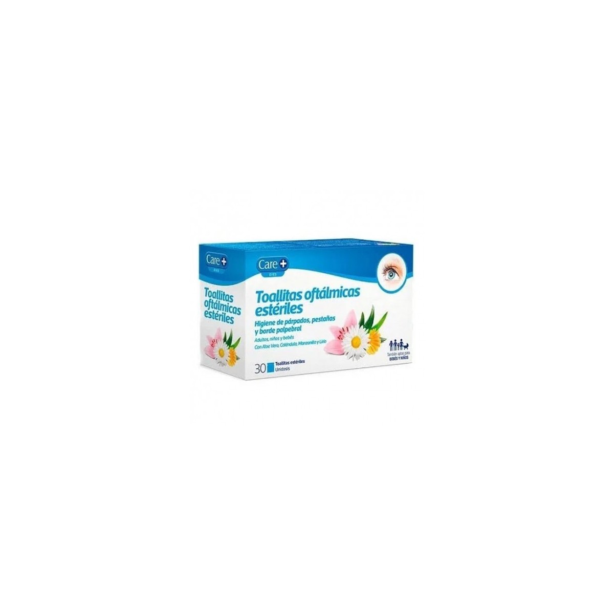 CARE+ TOALLITAS OFTÁLM. ESTERIL. 30 UDS