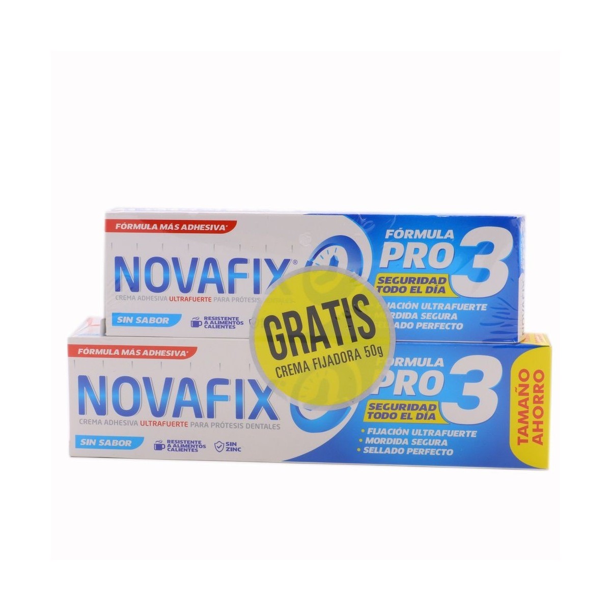 NOVAFIX FORMULA PRO 3 DUPLO SIN SABOR 2 U X 70 G