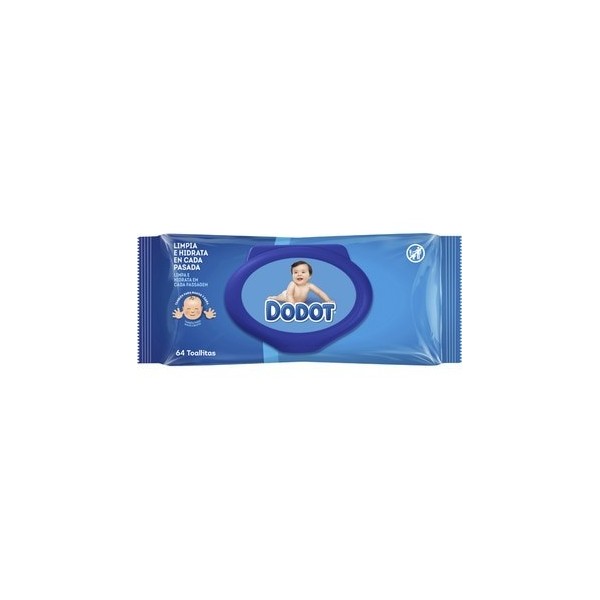 DODOT AZUL TOALLITAS HUMEDAS PARA BEBES 72 U