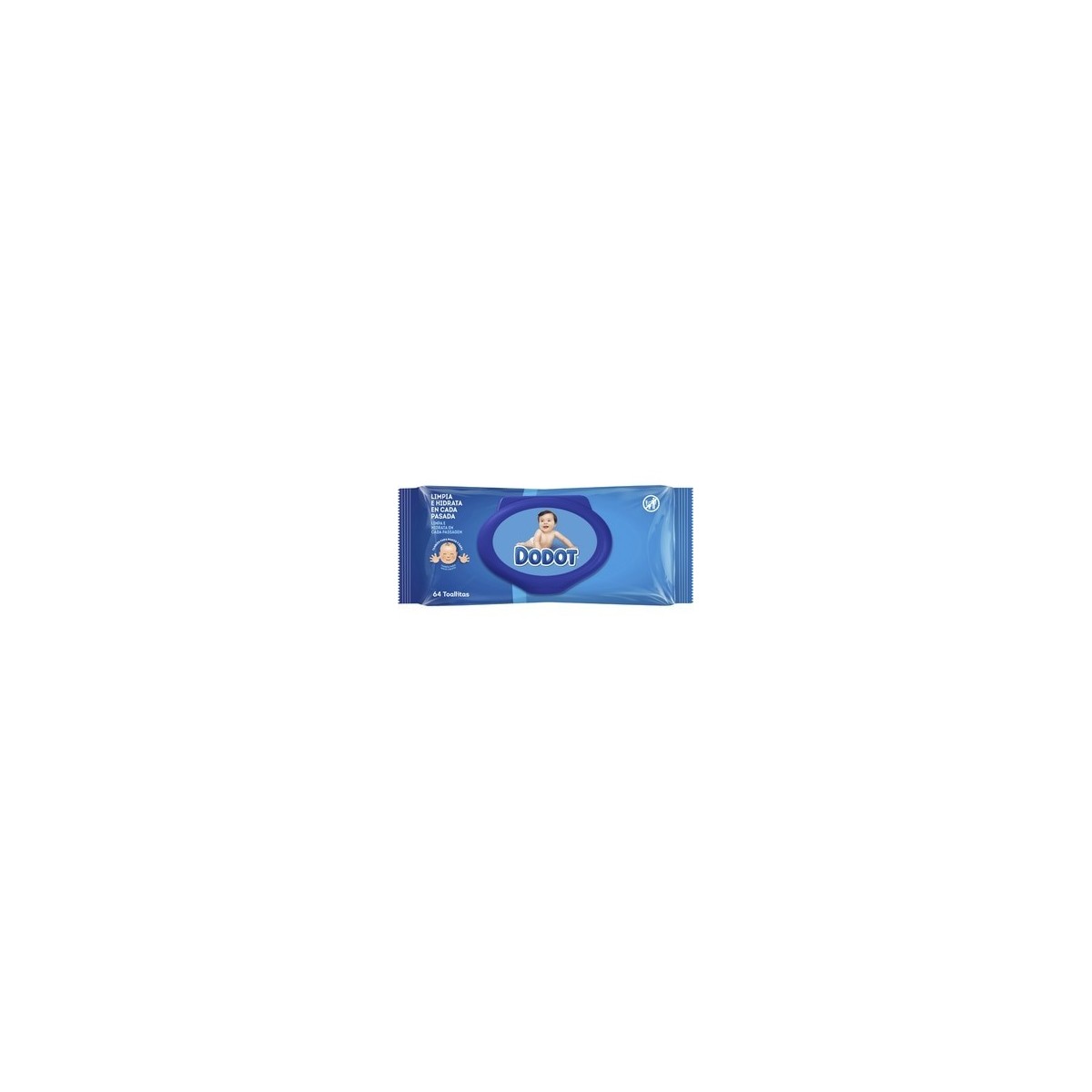 DODOT AZUL TOALLITAS HUMEDAS PARA BEBES 72 U