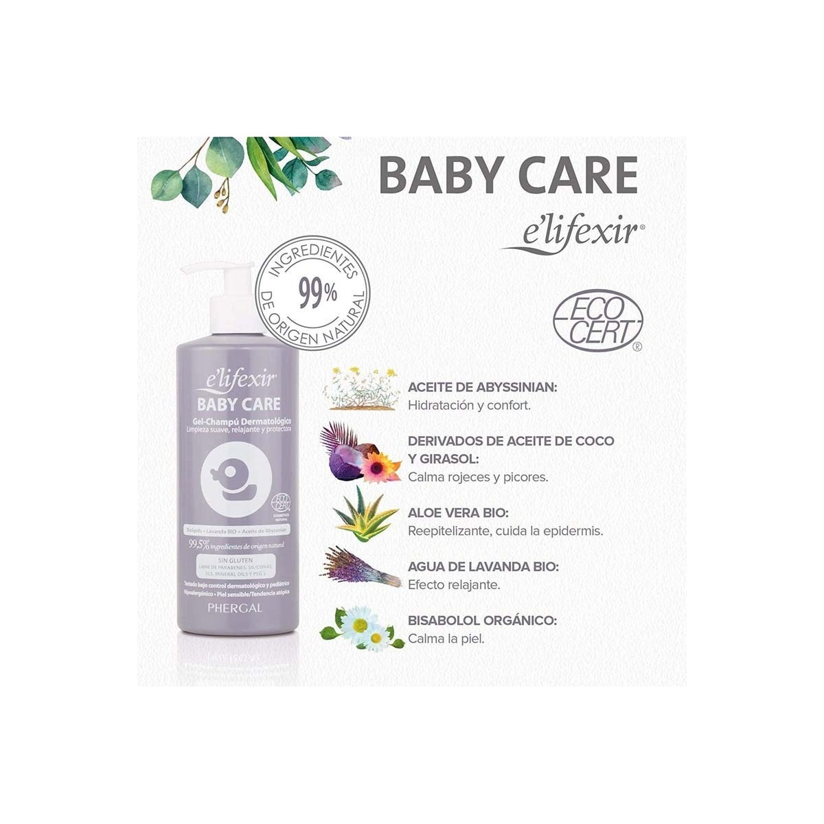 E´LIFEXIR-ELIFEXIR BABY GEL CHAMPU...