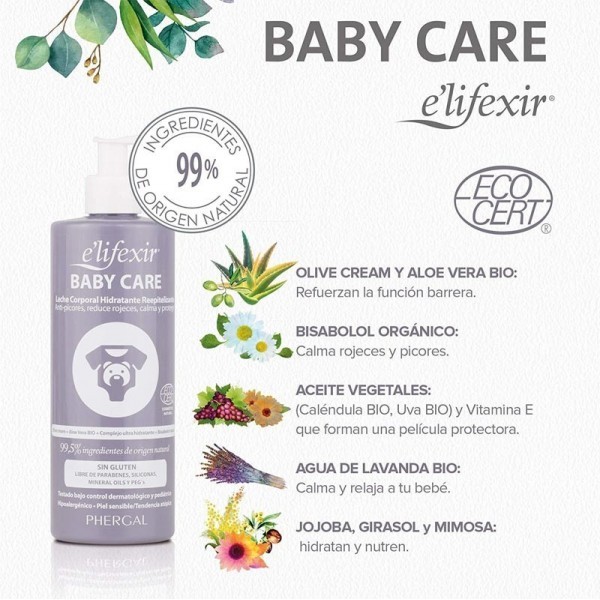E´LIFEXIR BABY CARE LOCION CORPORAL HIDRATANTE 400 ML
