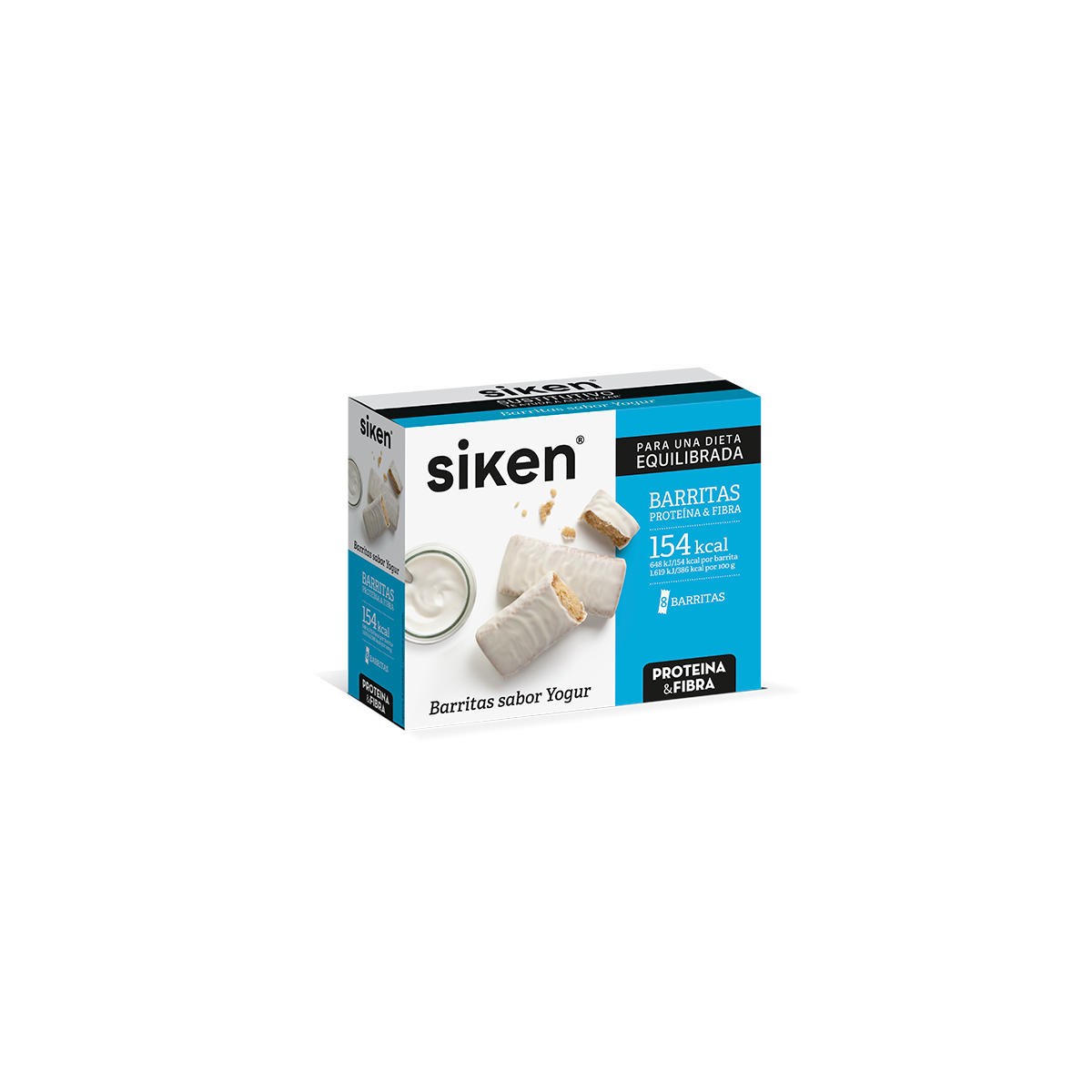 SIKEN PROTEIN SUSTITUTIVO BARRITA 44 G YOGUR 8 U