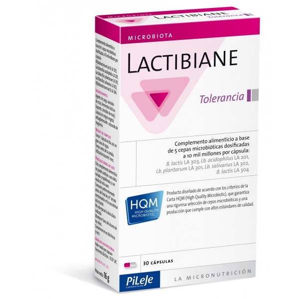 LACTIBIANE TOLERANCE PILEJE 2,5 G 30 CAPSULAS