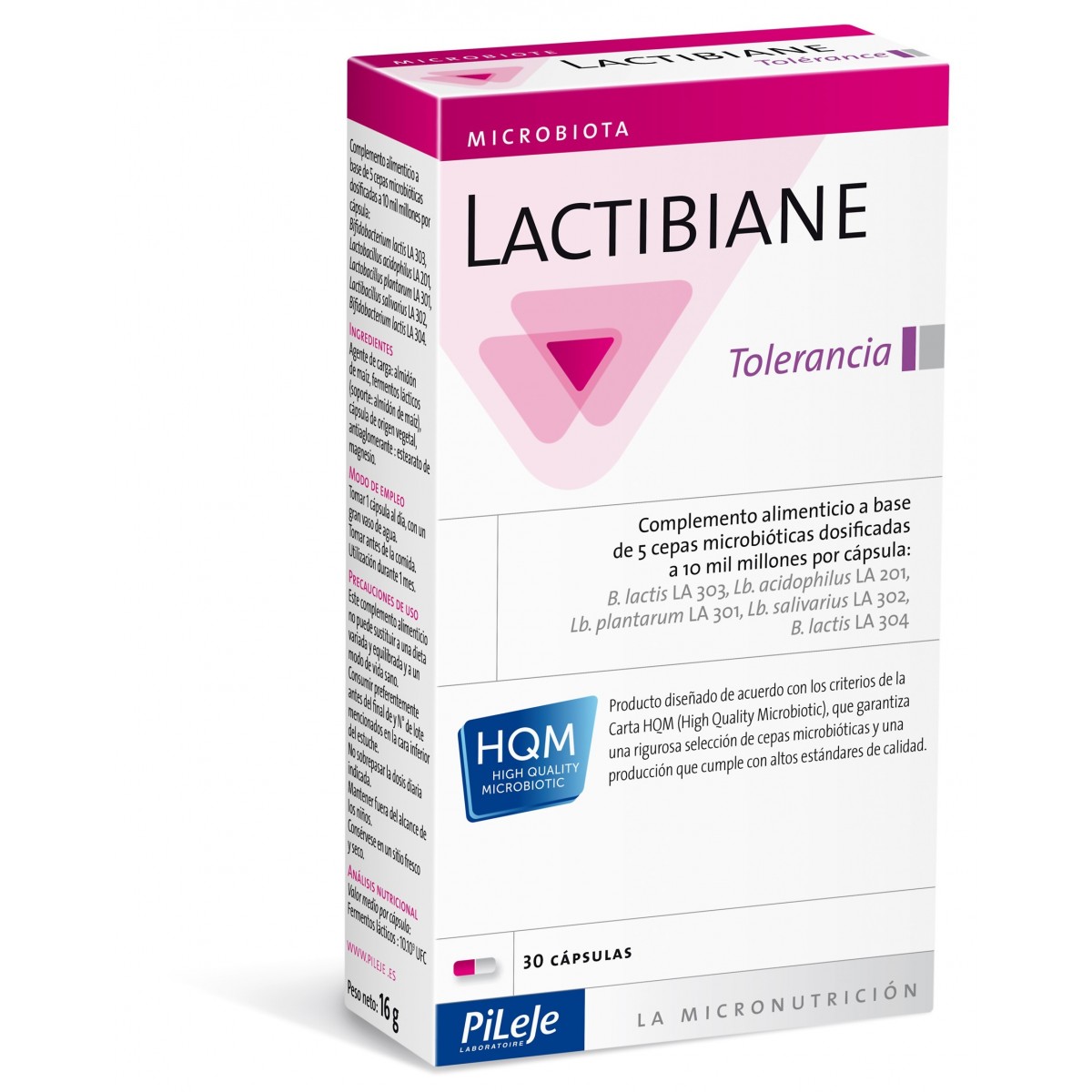 LACTIBIANE TOLERANCE PILEJE 2,5 G 30 CAPSULAS