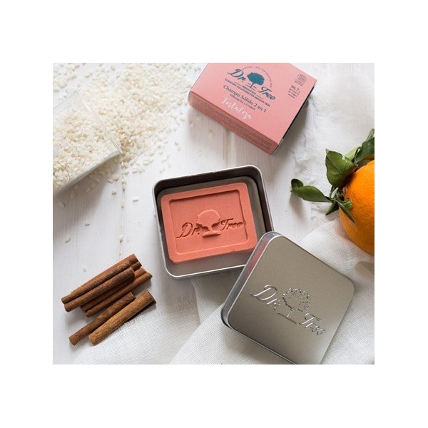 DR. TREE CHAMPU SOLIDO 2 EN 1 FORTALEZA 1 ENVASE 75 G