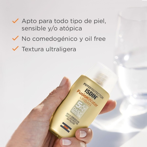FOTOPROTECTOR ISDIN SPF 30 FUSION WATER URBAN 1 ENVASE 50 ML