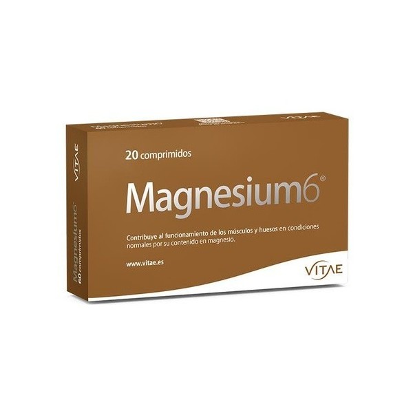 MAGNESIUM 6 20 COMPRIMIDOS VITAE