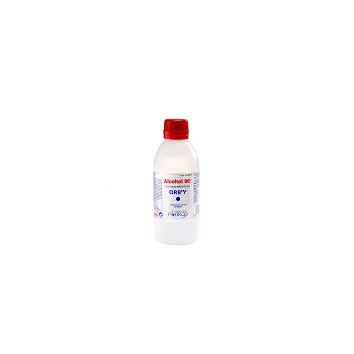 ORBY ALCOHOL 96º CL DE BENZALCONIO 250 ML