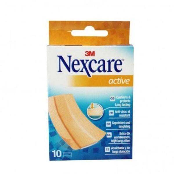 3M NEXCARE ACTIVE STRIPS APOSITO ADHESIVO BANDA 10 X 6 CM...