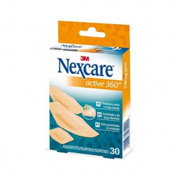 3M NEXCARE ACTIVE 360º APOSITO ADHESIVO SURTIDO 30 APOSITOS