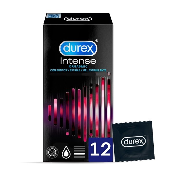 DUREX INTENSE ORGASMIC PRESERVATIVOS 12 PRESER