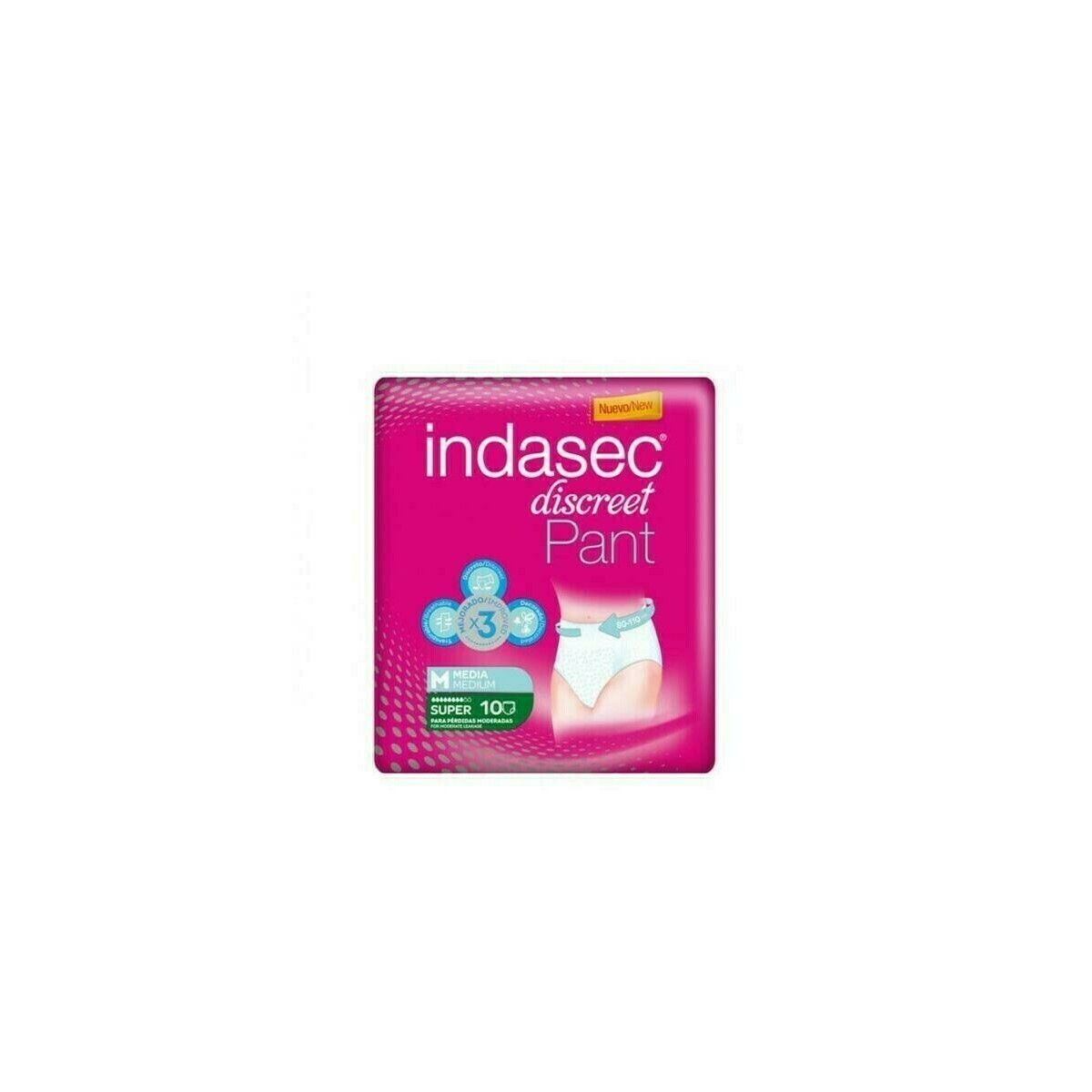 INDASEC PANT SUPER ABSORB INC ORINA DIA ANAT T-...