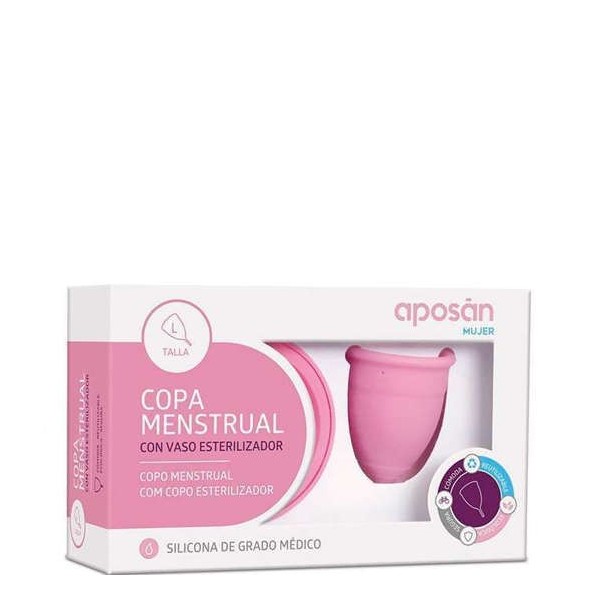 APOSAN MUJER COPA MENSTRUAL 1 UNIDAD TALLA L