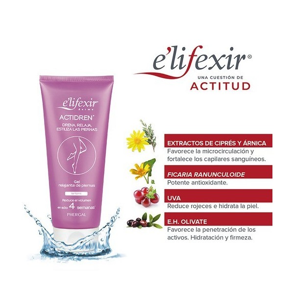 E´LIFEXIR-ELIFEXIR ACTIDREN GEL PARA PIERNAS CANSADAS 200 ML 2