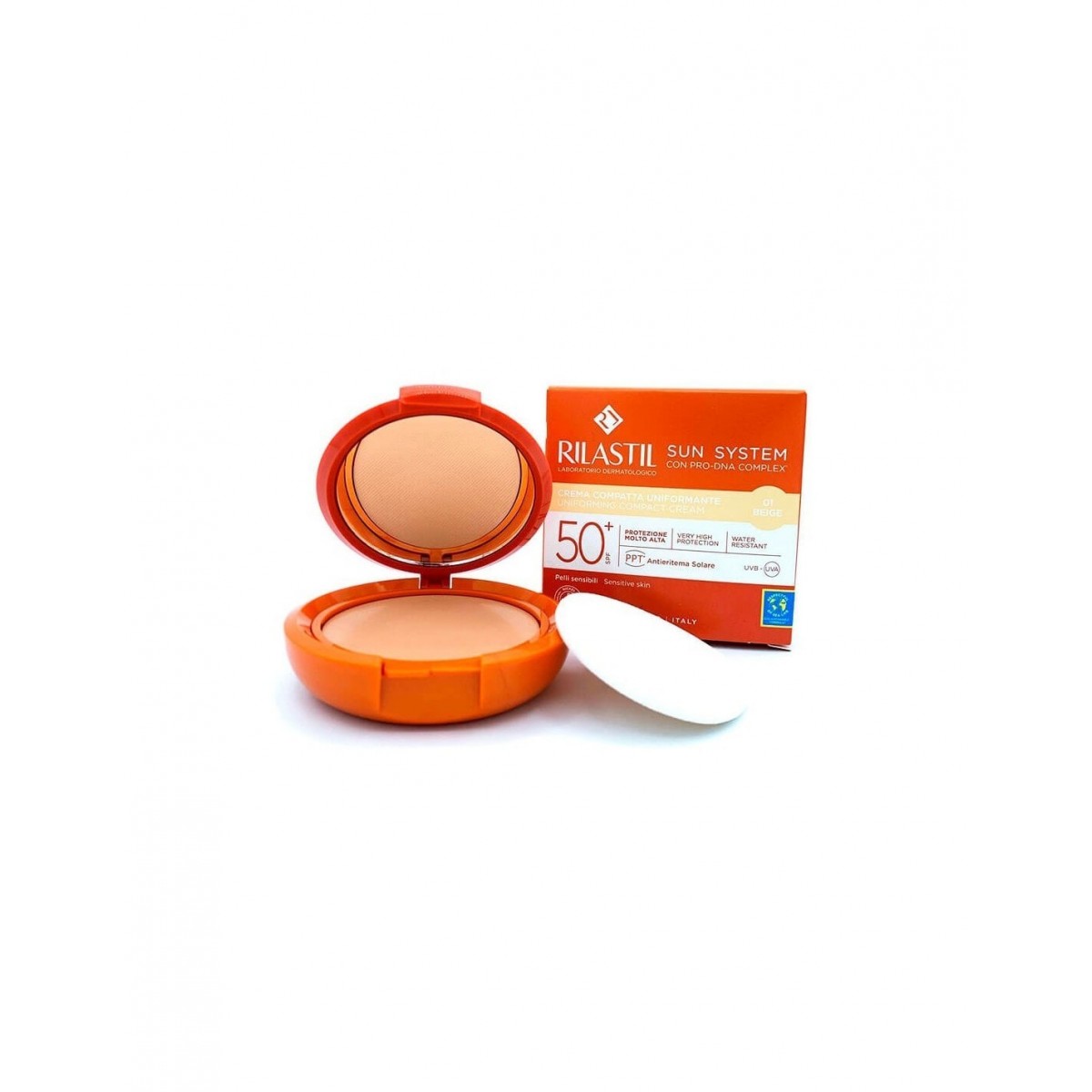 RILASTIL SUN SYSTEM 50+ CREMA COMPACTA 1 ENVASE...