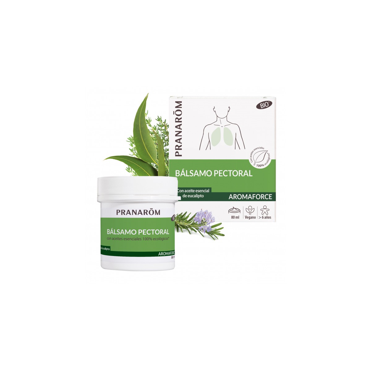 BALSAMO PECTORAL BIO AROMAFORCE 80 ML PRANAROM
