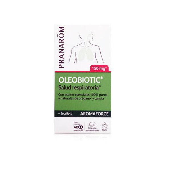 AROMAFORCE OLEOBIOTIC 15 CAPSULAS PRANAROM