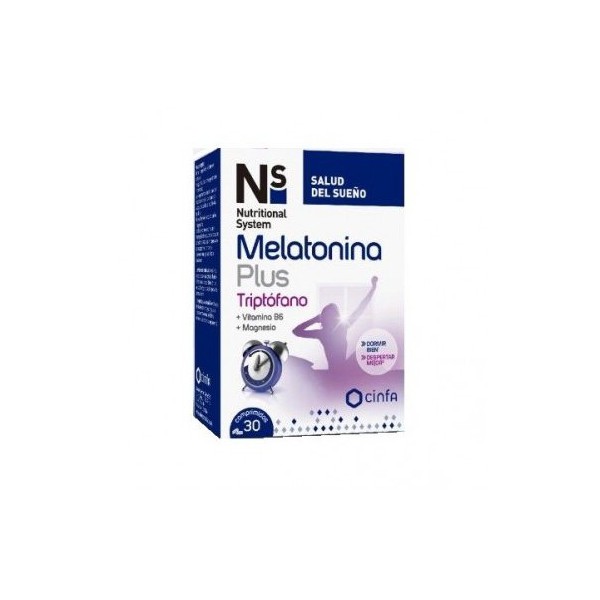NS MELATONINA PLUS TRIPTOFANO 30 COMPRIMIDOS