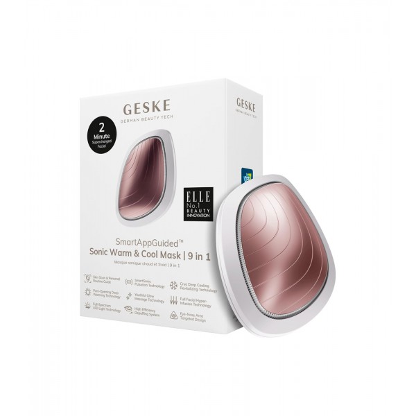GESKE SONIC WARM & COOL MASK 9 IN 1 WHITE ROSE GOLD