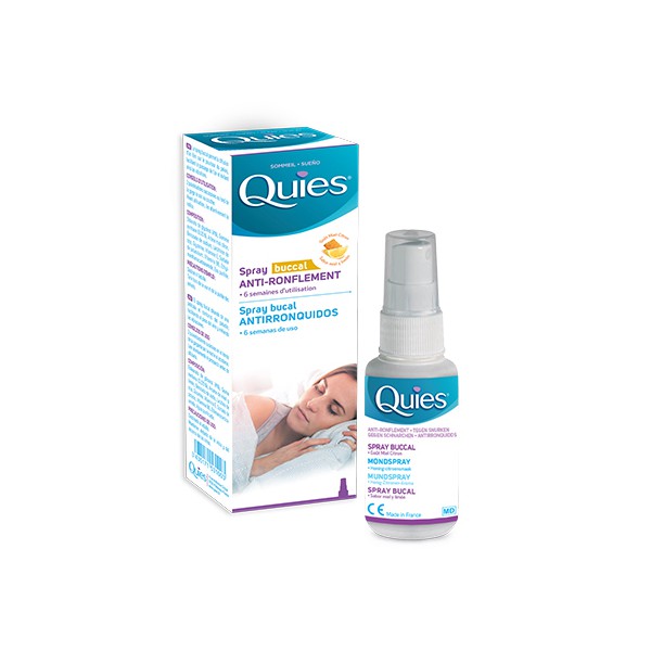 QUIES SPRAY BUCAL ANTIRRONQUIDOS MIEL Y LIMON 70 ML