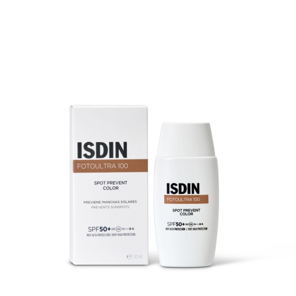 FOTOULTRA ISDIN 100 SPOT PREVENT COLOR SPF 50+ 1 ENVASE 50 ML