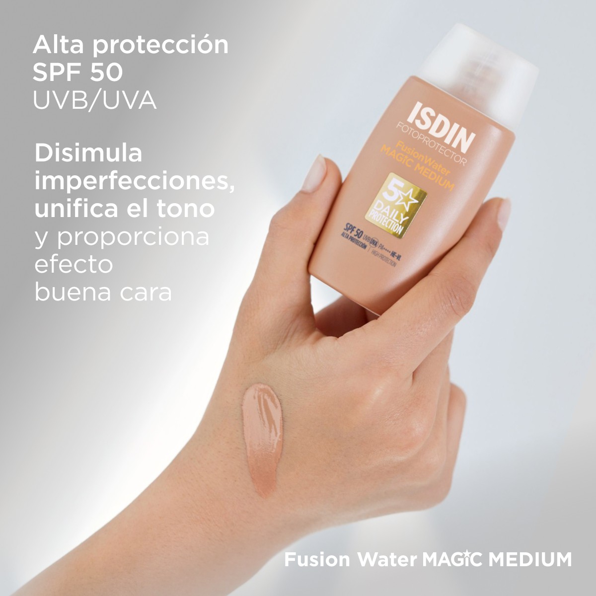 FOTOPROTECTOR ISDIN SPF 50 FUSION WATER COLOR 1...