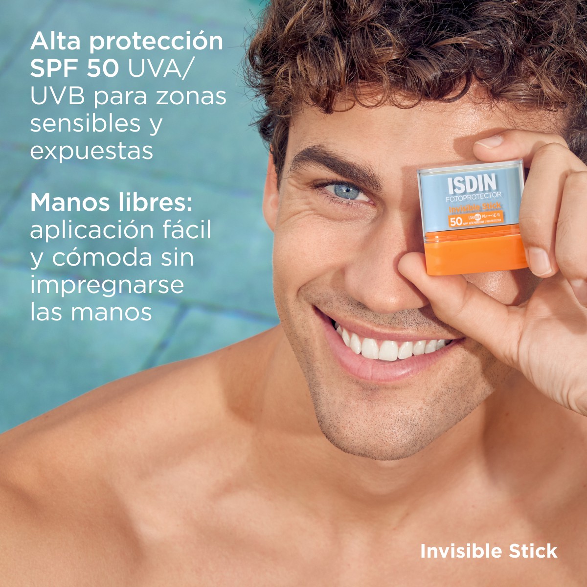 FOTOPROTECTOR ISDIN INVISIBLE SPF 50 1 STICK 10 G