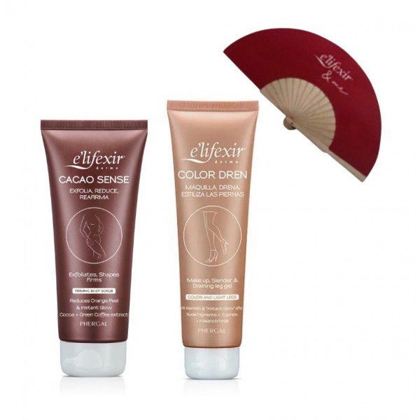 PACK COLOR DREN+ CACAO SENSE E´LIFEXIR+ ABANICO REGALO