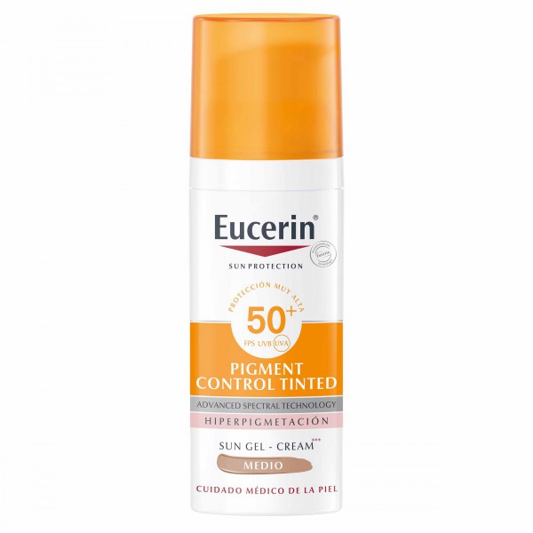 EUCERIN PIGMENT CONTROL 50+ FPS 1 ENVASE 50 ML TONO MEDIO