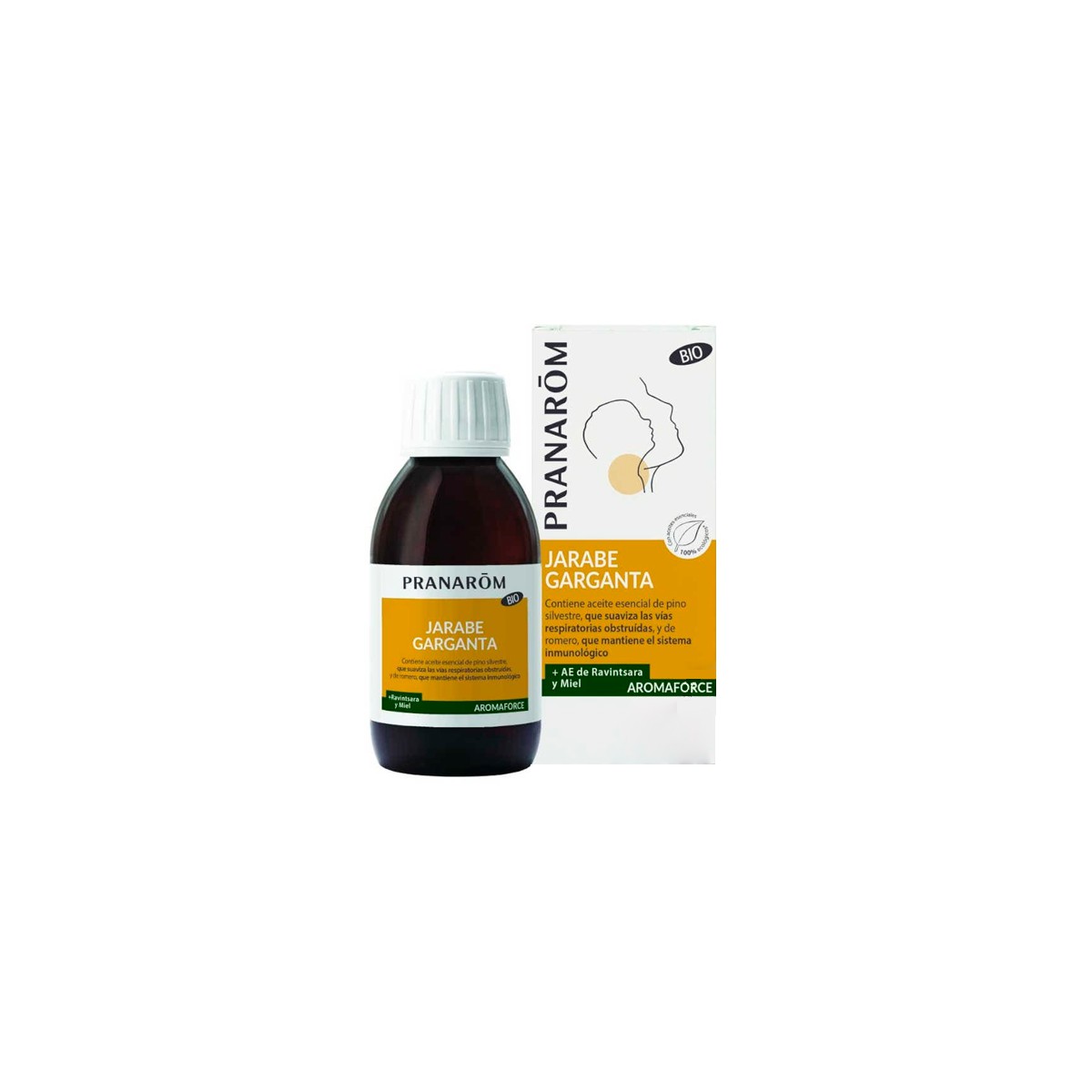 JARABE GARGANTA RAVINTSARA+MIEL AROMAFORCE 150...