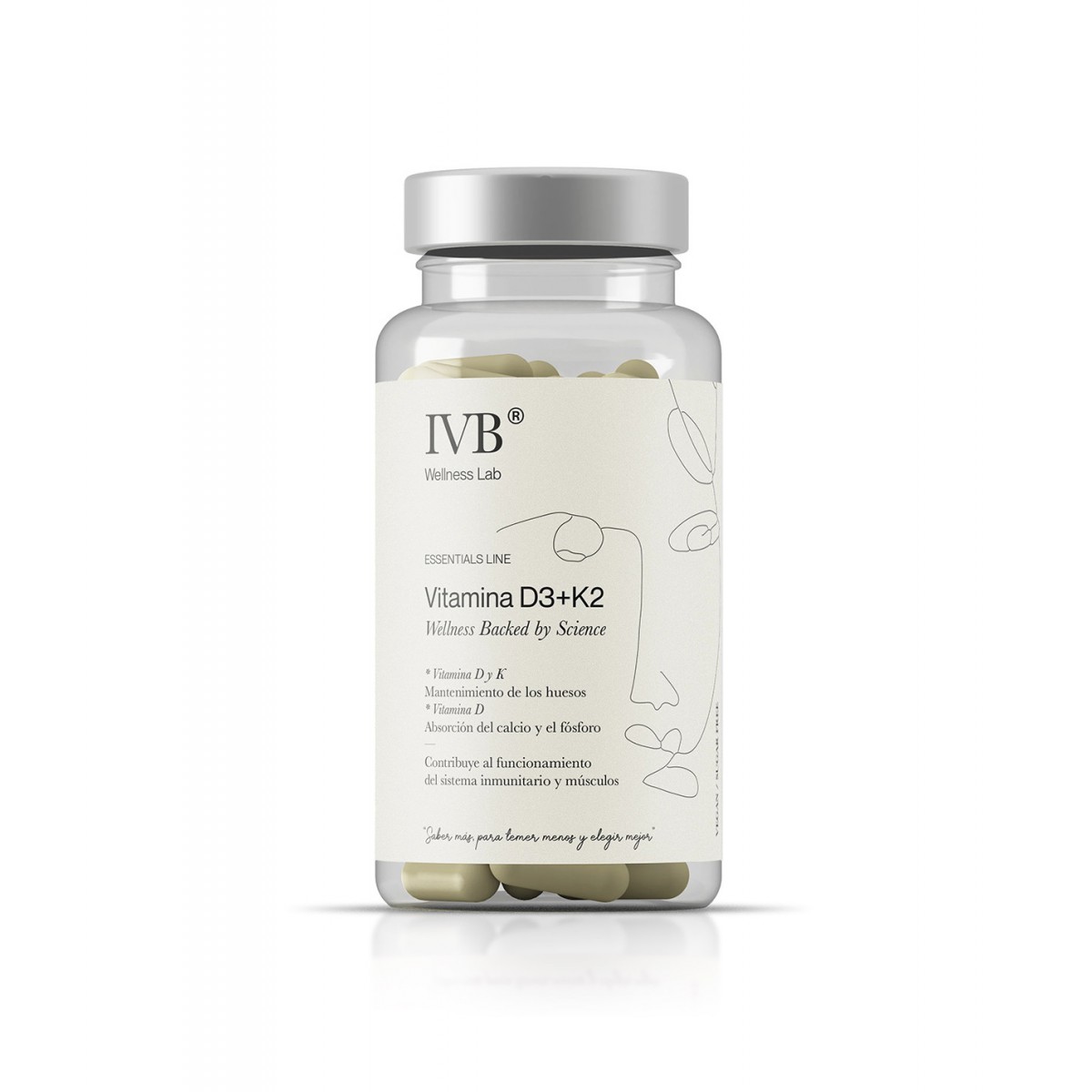 VITAMINA D3+K2 90 CAPS IVB WELLNESS LAB