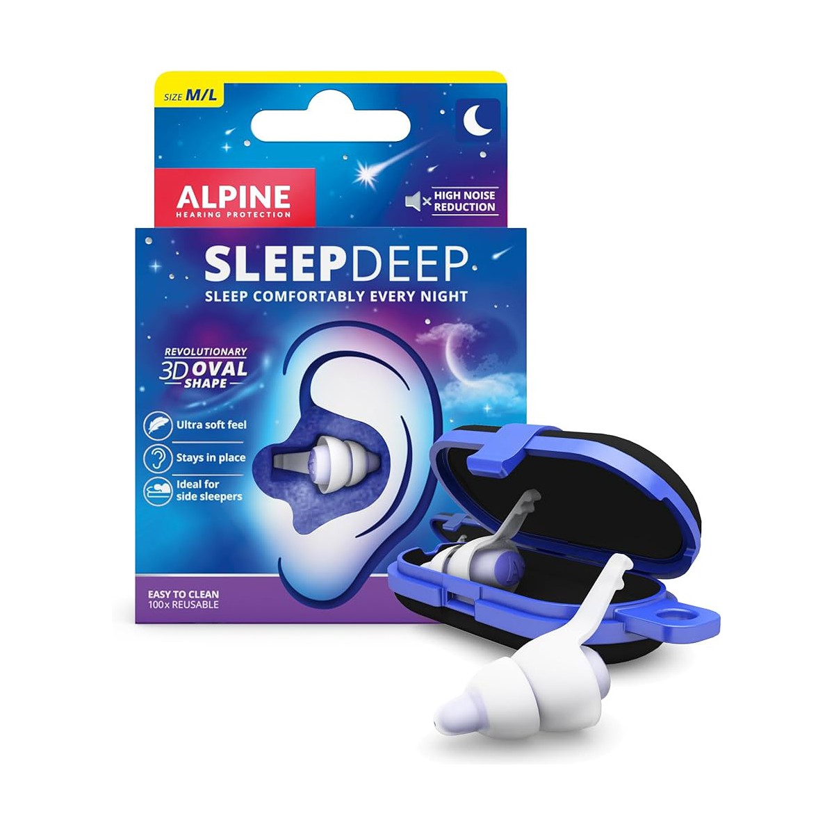 TAPONES OIDOS FILTRO AUDITIVO SLEEPDEEP ALPINE...