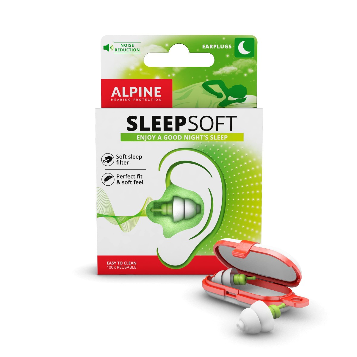 TAPONES OIDO FILTRO AUDITIVO SLEEPSOFT ALPINE 2...