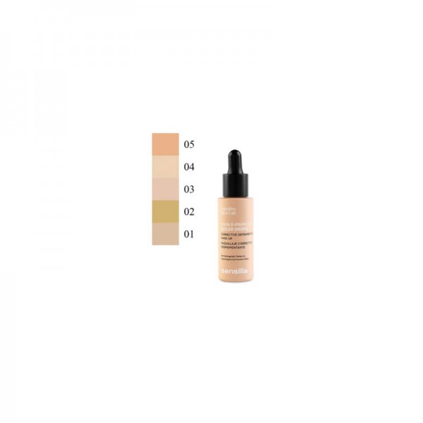 SENSILIS SKIN D-PIGMENT COLOR DROPS MAQUILLAJE CORRECTIVO DESPIGMENTANTE 1 FRASCO 30 ML COLOR 05