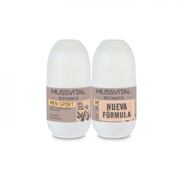 MUSSVITAL ESSENTIALS BOTANICS ANTITRANSPIRANTE MEN SPORT...