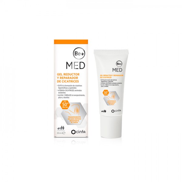 BE+ GEL REDUCTOR Y REPARADOR DE CICATRICES 1 TUBO 20 ML
