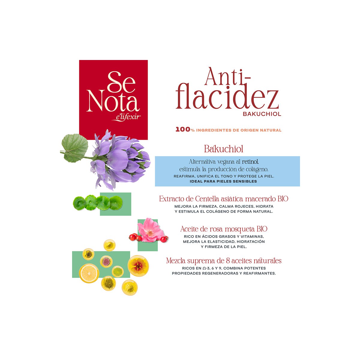 E´LIFEXIR DERMO ANTI-FLACIDEZ BAKUCHIOL ACEITE...