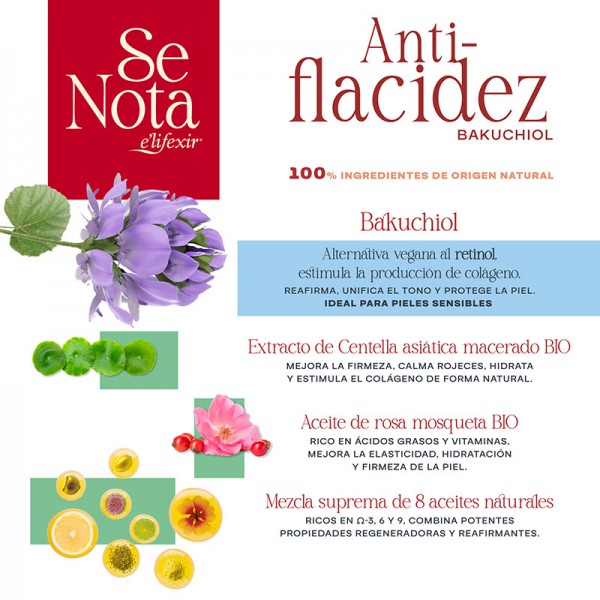 E´LIFEXIR DERMO ANTI-FLACIDEZ BAKUCHIOL ACEITE REMODELADOR AVANZADO 1 ENVASE 100 ML