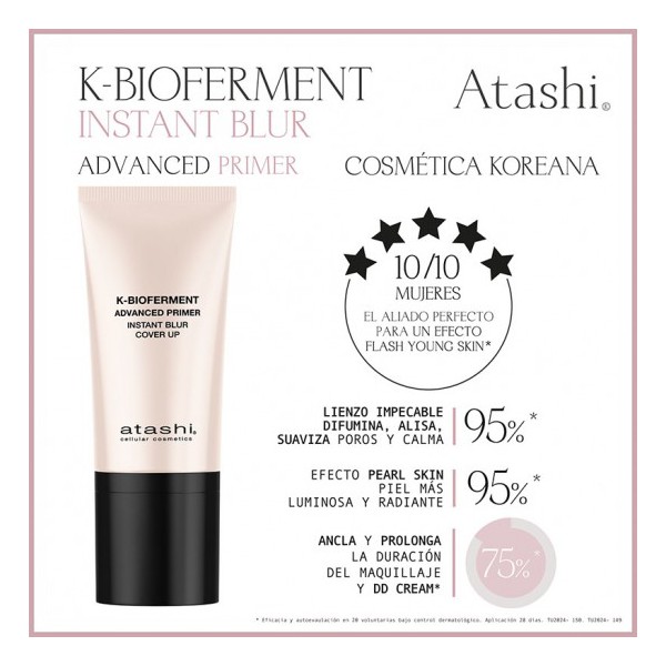 ATASHI CELLULAR COSMETICS K-BIOFERMENT ADVANCED PRIMER INSTANT BLUR COVER UP LITE 1 TUBO 50 ML