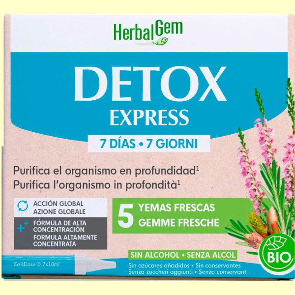 HERBALGEM DETOX EXPRESS 7X10 ML