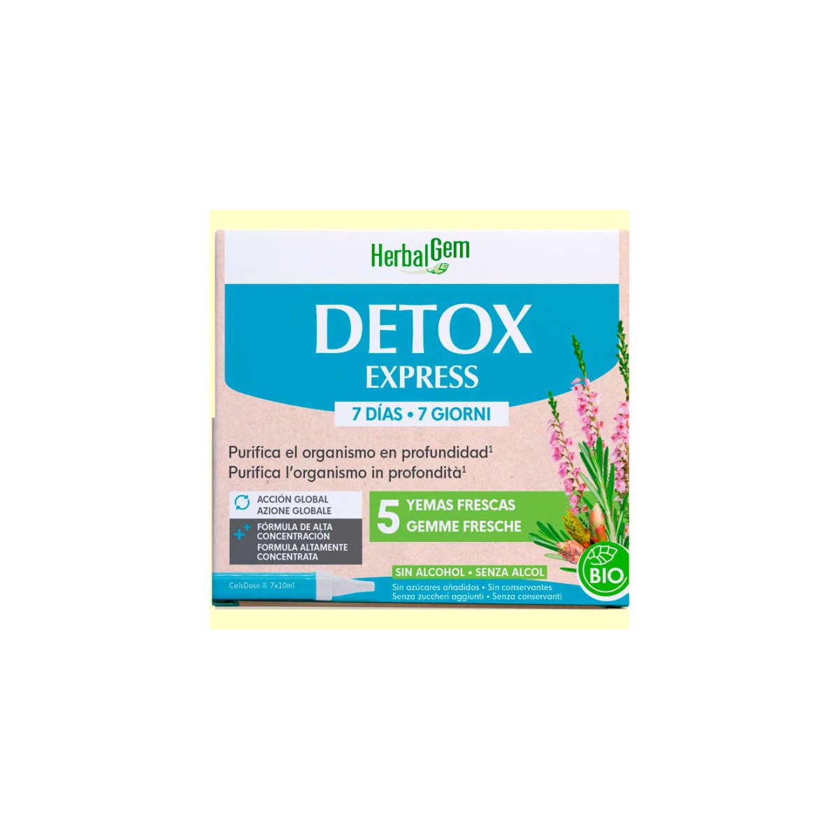 HERBALGEM DETOX EXPRESS 7X10 ML