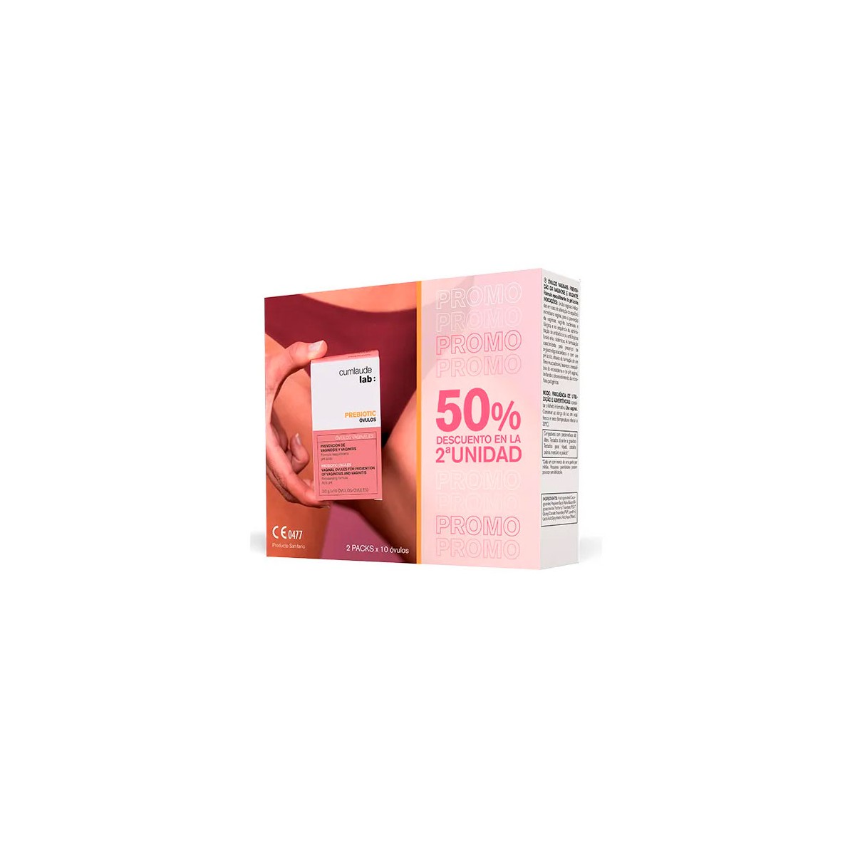 PROMO 2 PACKS PREBIOTIC OVULOS 50% DESCUENTO 2ª...