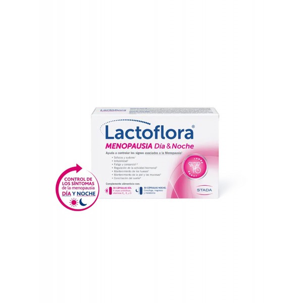 LACTOFLORA MENOPAUSIA DIA & NOCHE 30 CAPSULAS DIA + 30...