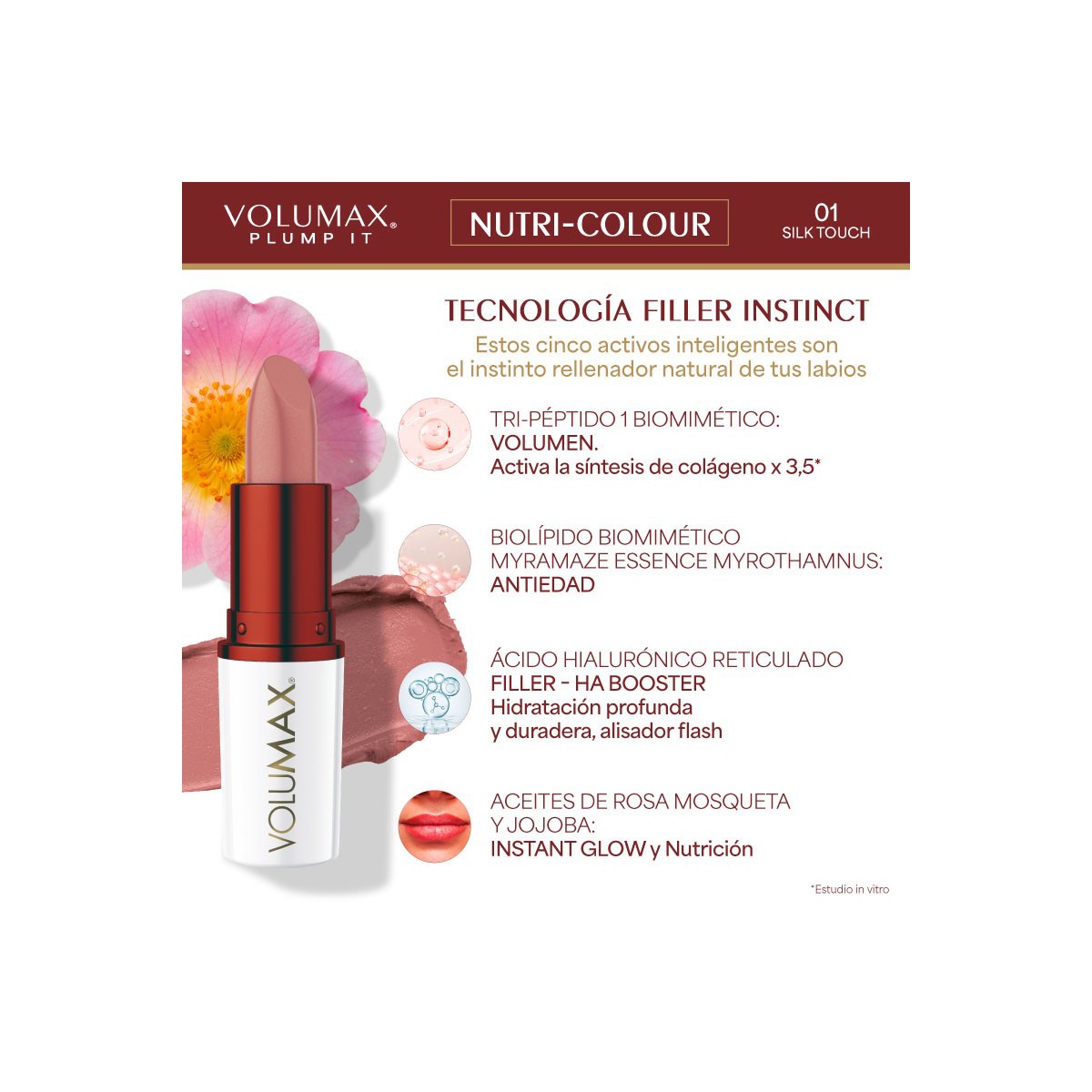 VOLUMAX PLUMP IT NUTRI-COLOUR 1 STICK 4 G TONO...