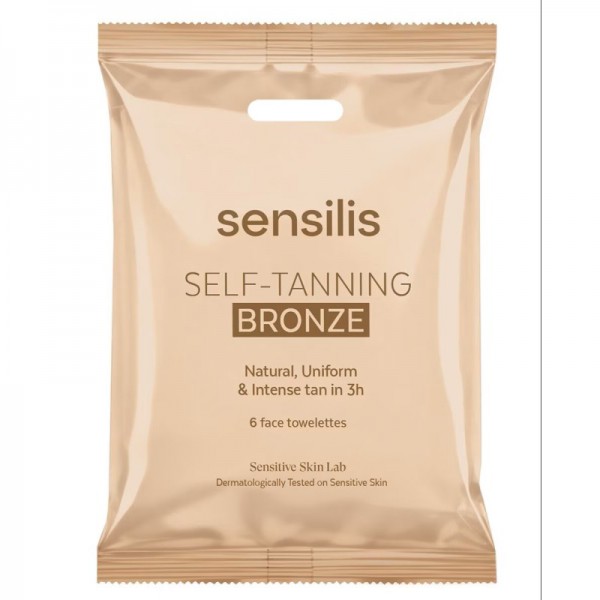 SENSILIS SELF TANNING BRONZE 6 TOALLITAS PACK
