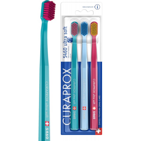 CURAPROX PACK AHORRO 2+1 CEPILLO DE DIENTES ULTRA SOFT CS5460