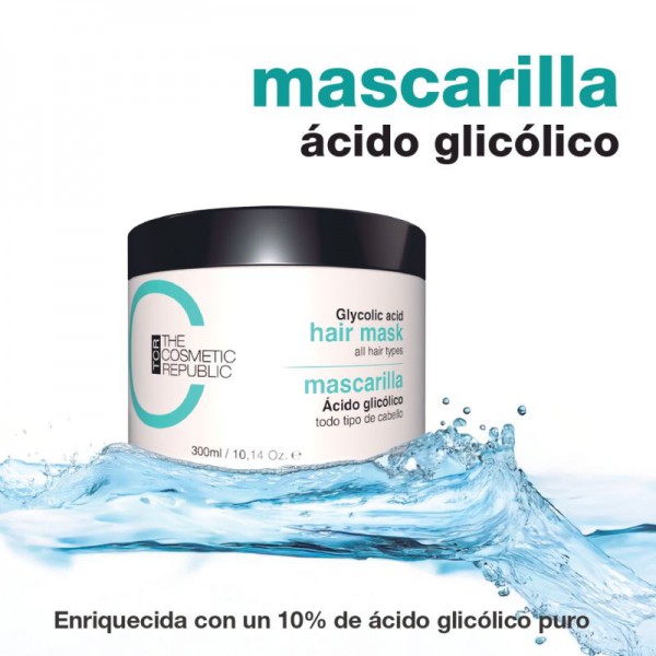 THE COSMETIC REPUBLIC MASCARILLA DE ACIDO GLICOLICO 300ML
