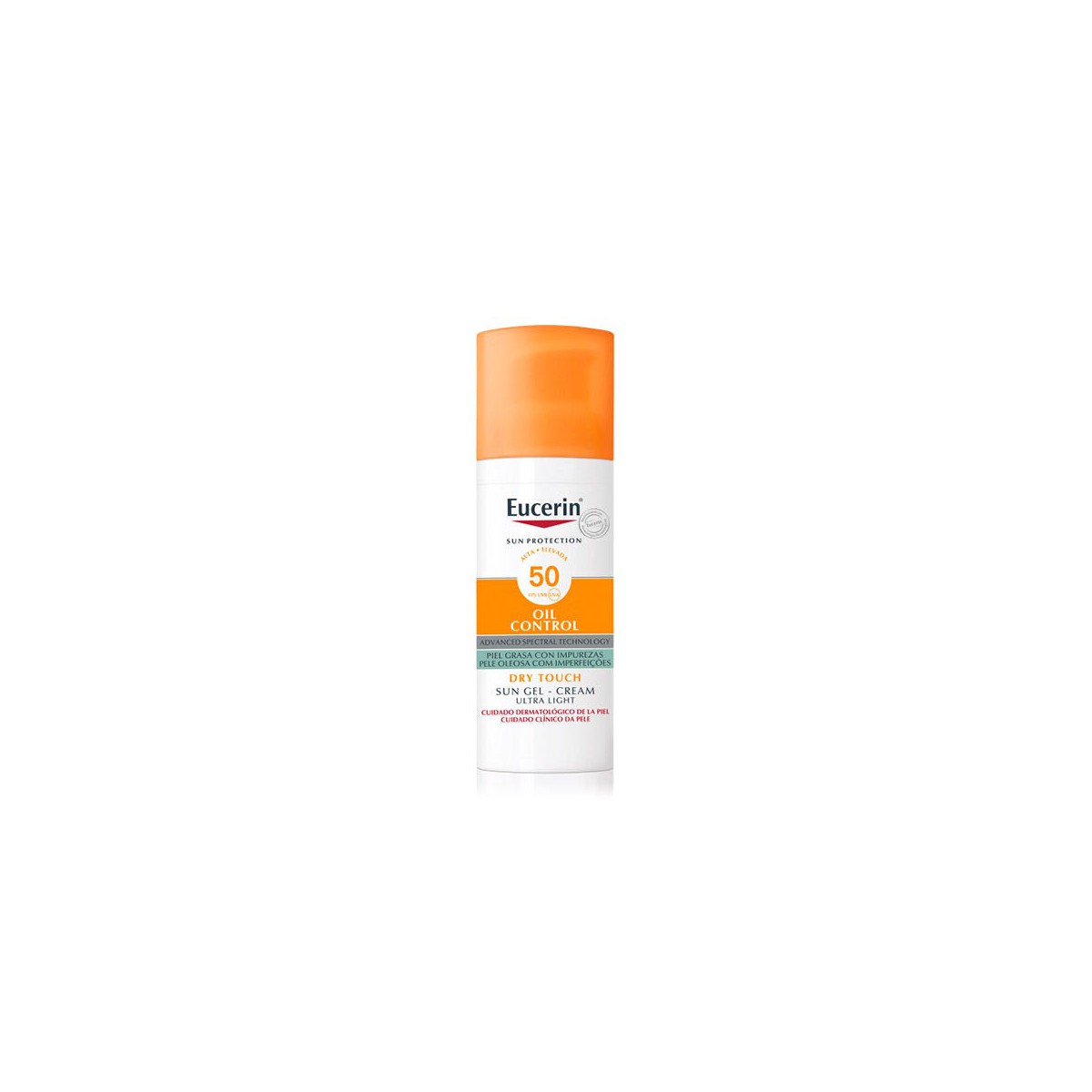 EUCERIN SUN PROTECTION 50+ GEL CREME ROSTRO OIL...